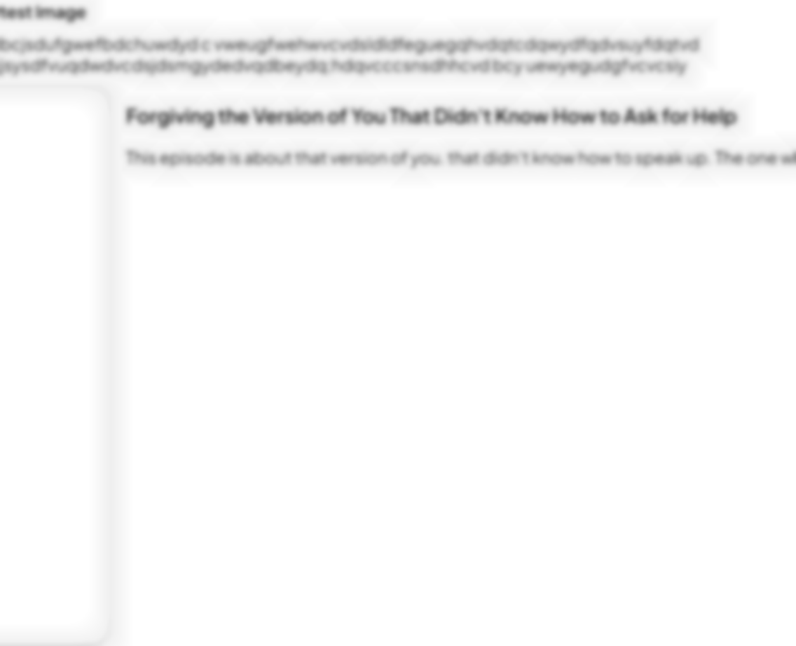 Blurred Canvas Image