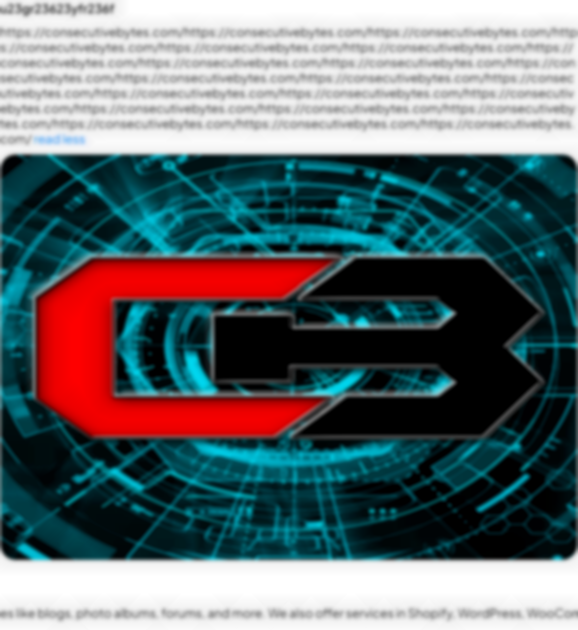 Blurred Canvas Image
