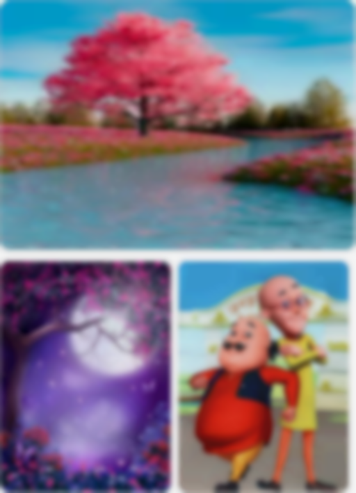 Blurred Canvas Image
